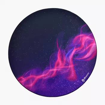 Ochranná podlahová podložka Arozzi Zona Round Floor Pad — fialová Galaxy (okrúhla ochranná podložka pod stoličky a nábytok)