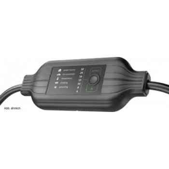 Prenosná nabíjačka thb bury PowerFlash PF9040 16A 3p – prenosná nabíjačka batérií, model PF9040, 16 A, 3-pólová