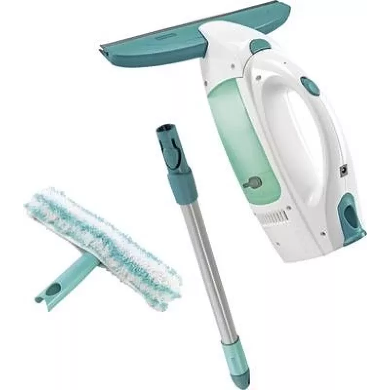 Leifheit okenný vysávač Glass Cleaner Dry&Clean s rukoväťou a stieracou kefou 51003