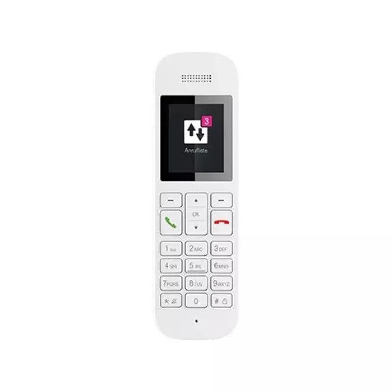 Telekom Sinus A12 analógový/DECT telefón biely