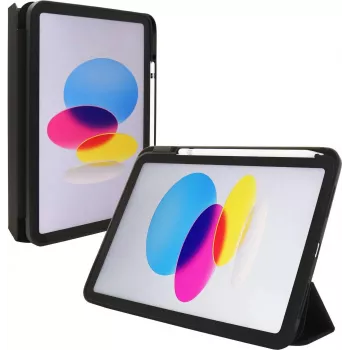 Folio Case jt berlin pre Apple iPad 10.9 (2022) — čierna transparentná