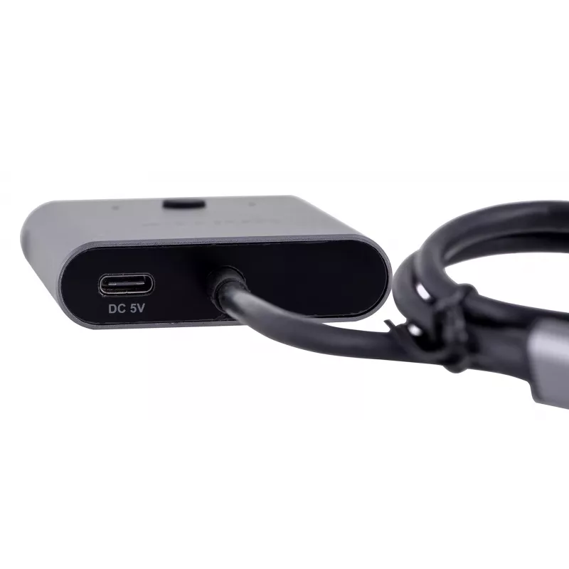 Unitek D1078A obojsmerný prepínač USB-C 4K, 2 vstupy a 1 výstup
