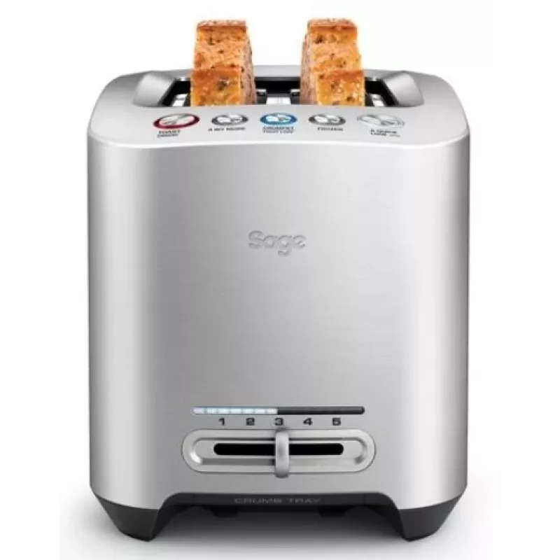 Sage the Smart Toast 5 2-slotový strieborná