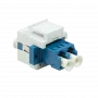 Logilink Keystone modulový konektor LC-Duplex Single modrý/biely (NK0030)