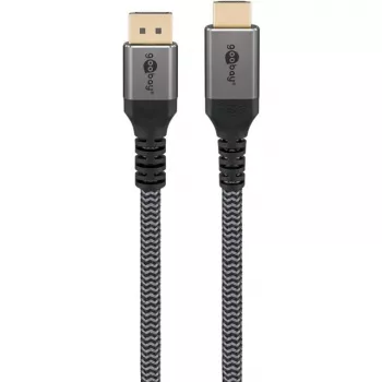 Goobay 65271 video kábel adaptér 5 m DisplayPort HDMI sivý (65271)