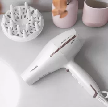 Cecotec sušič vlasov | IoniCare 5300 Maxi Aura | 2200 W | počet teplotných nastavení 3 | ionizačná funkcia | difúzor | biela