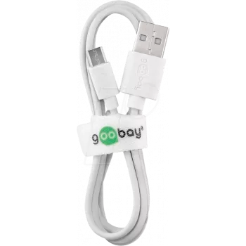 Wentronic 77527 USB kábel biely