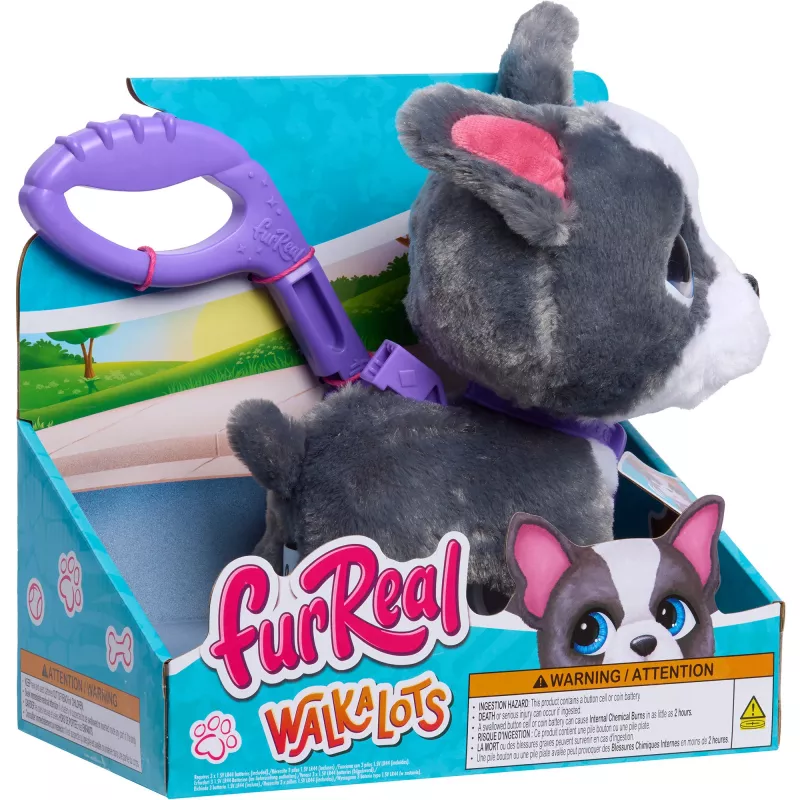 furReal Walk-a-Lots francúzsky buldoček, figúrka