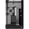 Skriňa typu tower APNX V2 s tromi tvrdenými sklenenými panelmi, čierna