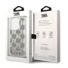Karl Lagerfeld KLHCP14XLMNMS iPhone 14 Pro Max 6.7 hardcase strieborná / strieborná Liquid Glitter Monogram