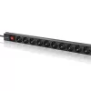 Qoltec hliníkový PDU pre RACK | 16A | 16 x Schuko | vertikálny | 1,8 m
