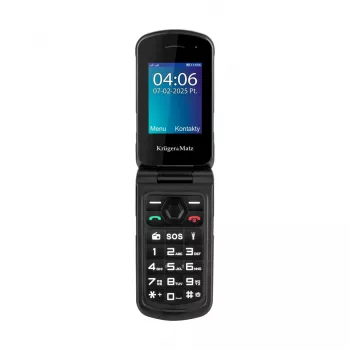 Flip telefón Kruger & Matz Iron 5 Flip KM0466 — Dual-SIM, 2,4
