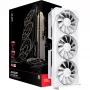 Grafická karta XFX Radeon RX 9070 XT — 16 GB GDDR6, 256-bit, PCIe x16, 2400 MHz, 3 ventilátory biela, 325×65 mm