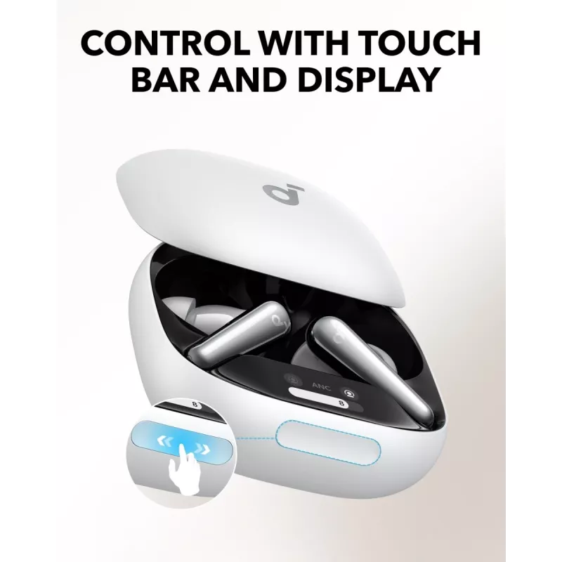 Headset Anker Soundcore Liberty 4 Pro TWS Bluetooth in-ear, biela, pre hovory/hudbu/šport, hmotnosť 61,97 g