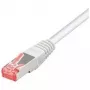Tecline 715003W ethernetový patch kábel biely