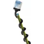 Goobay ultra-flexibilný CAT 6A patch kábel tenký U/FTP čierny - extra krátky konektor (74324)