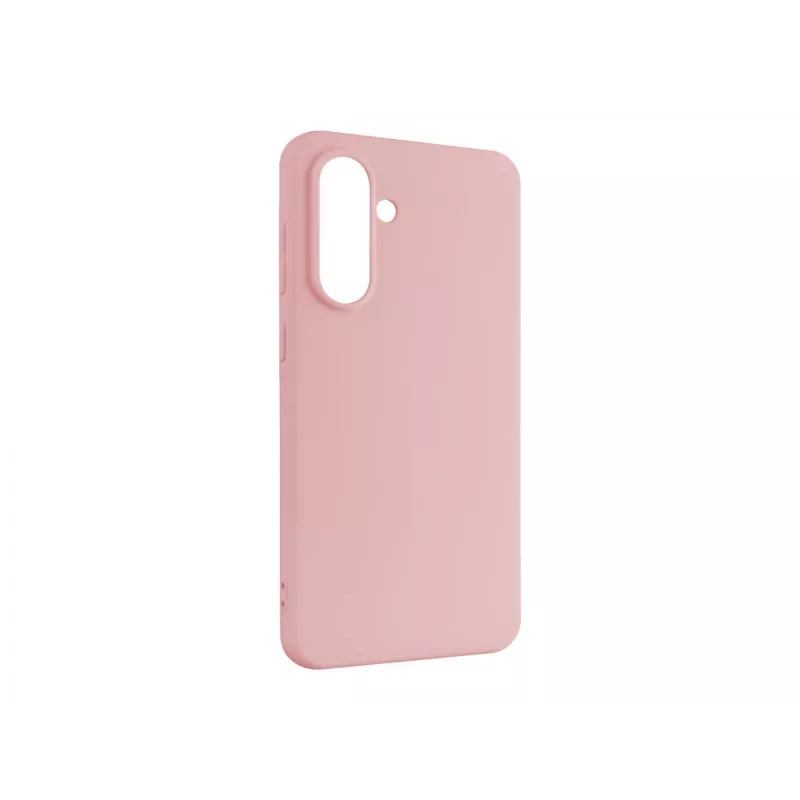Puzdro na mobil FIXED pre Samsung Galaxy A36 5G — guma, ružová