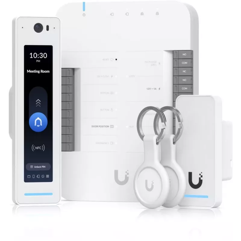 Ubiquiti G2 Starter Kit profesionálny bezpečnostný systém kontroly prístupu strieborná