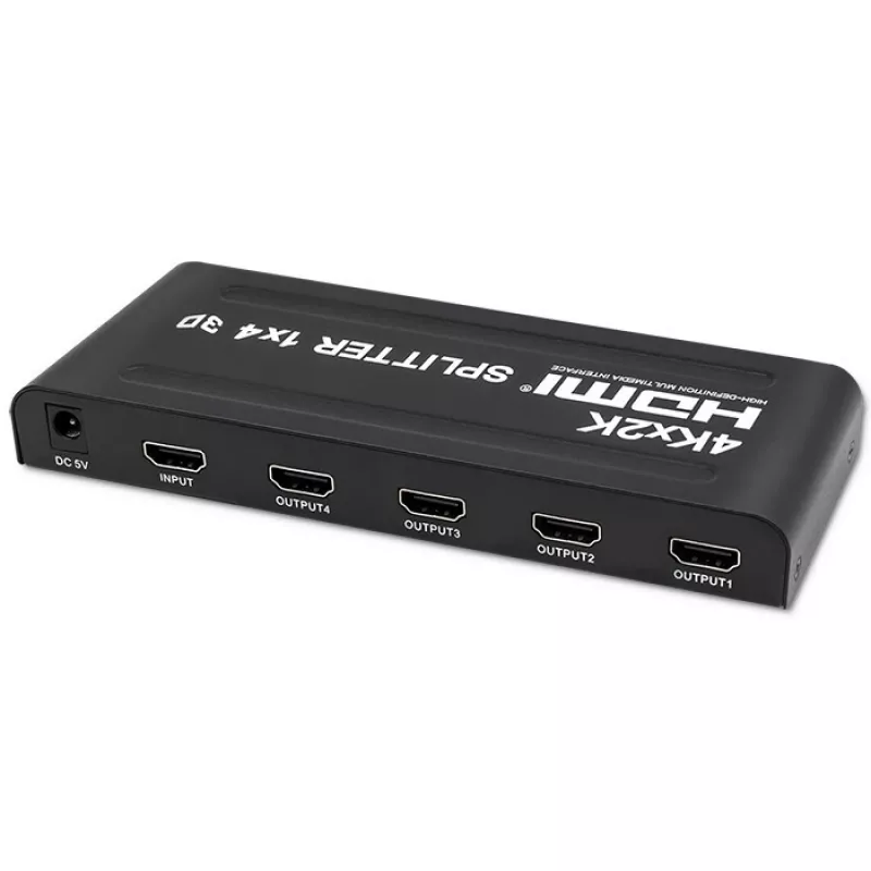 Qoltec 51798 Aktívny HDMI splitter 4 x HDMI 4K x 2K | 3.4Gb/s