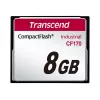 Transcend Industrial - flash pamäťová karta - 8 GB - 170x - CompactFlash (TS8GCF170)