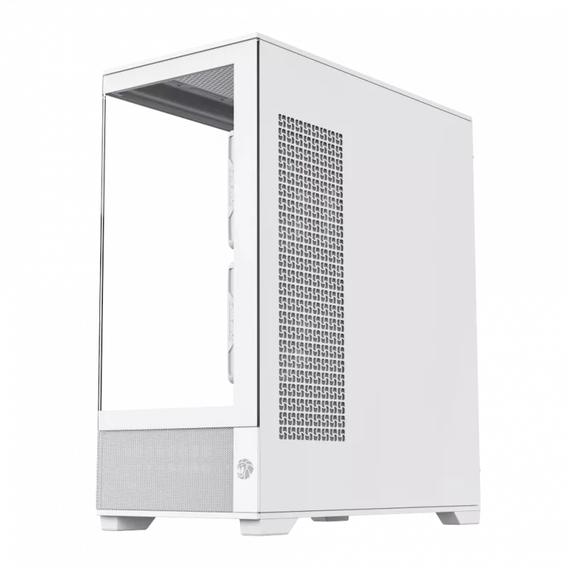 Gamemax skriňa | VISTA 2 AW | biela | Midi-Tower | napájací zdroj nie je súčasťou