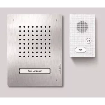Siedle SET CLAB 850-1 E/W audio sada Siedle Classic ušľachtilá oceľ/biela (210010045-00)