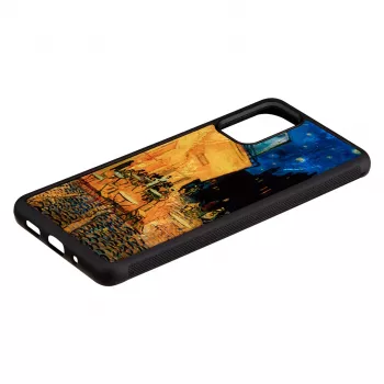 Ochranné puzdro iKins pre Samsung Galaxy S20+ — čierne Cafe Terrace