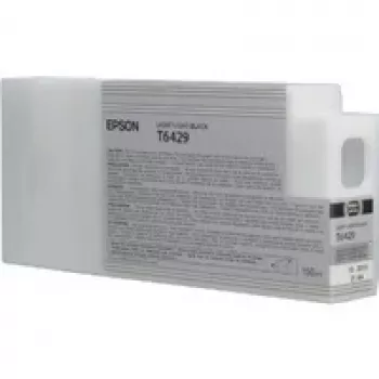 Epson T6429 light light čierna atramentová kazeta (150ml), štandardná výťažnosť, light light čierna, pigmentový atrament, 150 ml, 1 ks