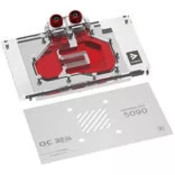GPU vodný chladič Barrow pre MSI Suprim 5090 — biele prevedenie, model BS-MSP5090-PA W