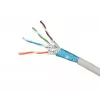 Sieťový kábel Extralink Twisted-Pair CAT6A FTP (F/FTP) V2 Indoor 500M sivý