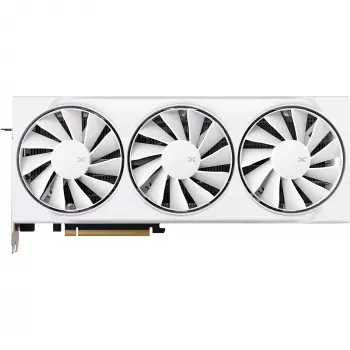 Grafická karta XFX Radeon RX 9070 XT — 16 GB GDDR6, 256-bit, PCIe x16, 2400 MHz, 3 ventilátory biela, 325×65 mm
