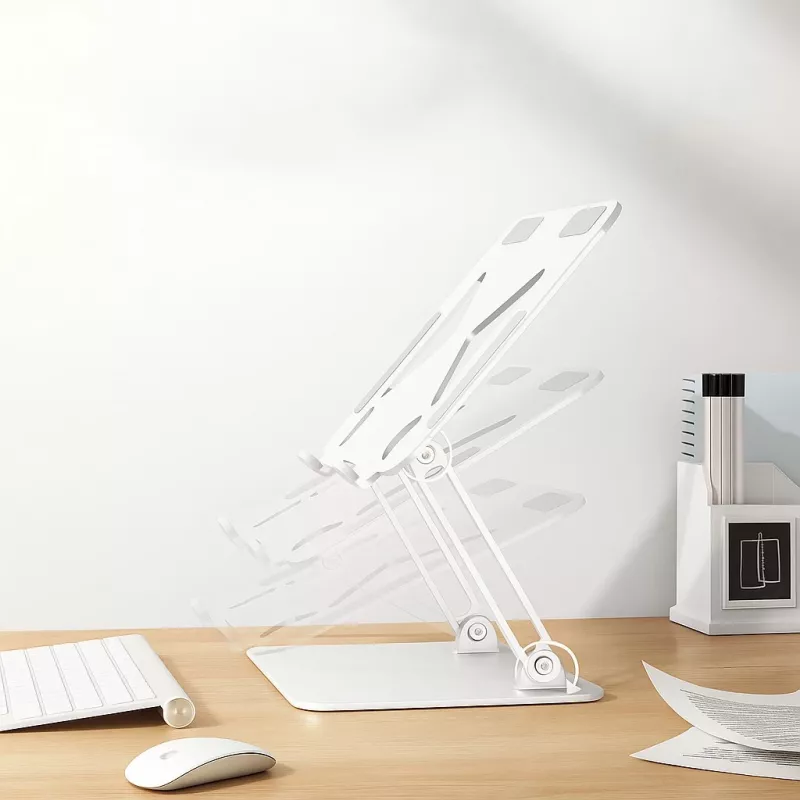 MEDIA-TECH stojan na notebook – stojan na notebook MT2661W (biela)
