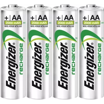 Energizer ACCU Recharge Power Plus NiMH akumulátory AA 2000mAh balenie 4 ks