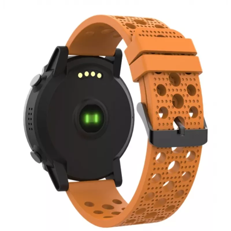 Denver SW-660 GPS smart hodinky, 1,3" AMOLED, oranžový remienok