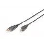 Digitus ASSMANN - USB kábel - USB Type-A, 4-pin (M) - USB Type-B, 4-pin (M) - 1 m (USB / Hi-Speed USB) - čierny (AK-300105-010-S)