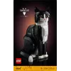 LEGO sada Ideas 21349 Tuxedo Cat stavebnica — zberateľský model z kociek, vystavovací kus