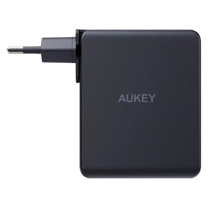 Nástenná nabíjačka Aukey PA-B7O, 3×USB, GaN technológia