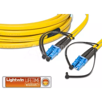 Lightwin LDP-09 LC-LC 2.0 FD optický kábel 2 m OS2 žltý (LDP-09 LC-LC 2.0 FD)