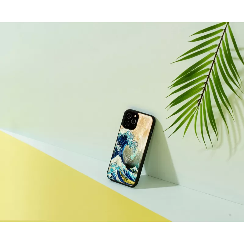 Ochranné puzdro iKins pre Apple iPhone 12 Pro Max s dizajnom Great Wave