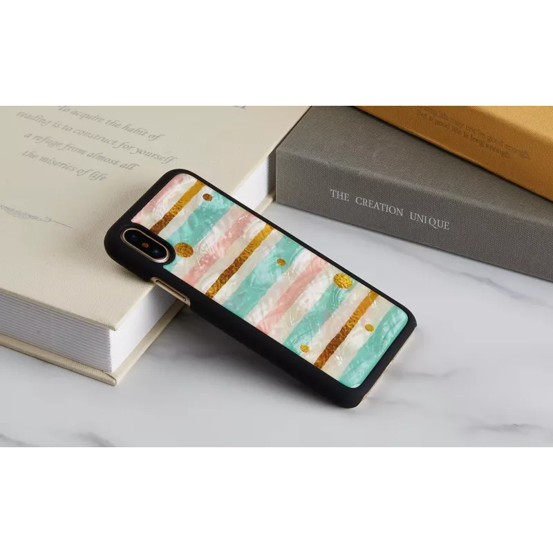 iKins Pop Mint puzdro na iPhone XS/X, čierne