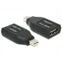 DeLOCK – video/audio adaptér – HDMI – HDMI, 19-pin (W) – Mini DisplayPort (M) – (DisplayPort 1.1) – čierny (65552)