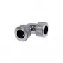Alphacool HT 13 mm HardTube skrutkovacia vsuvka 90° L spojka - drážkovaná - chróm (17295)