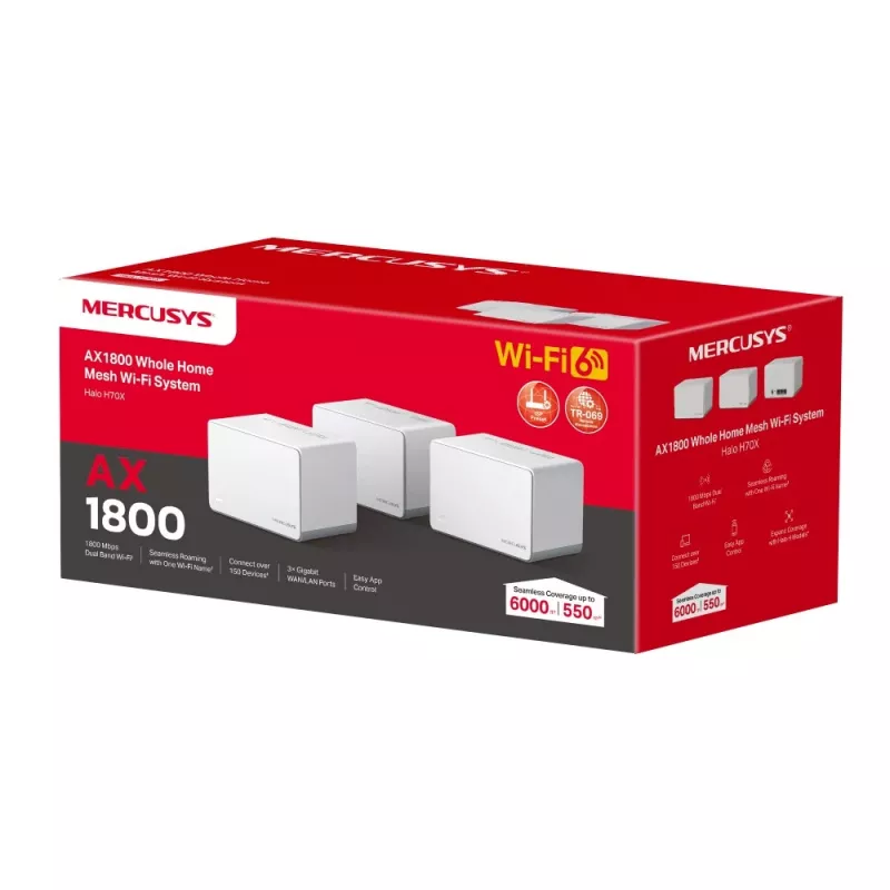 Mercusys AX1800 Whole Home Mesh WiFi 6 systém