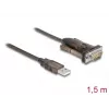 Adaptér USB 2.0 Type-A na sériový RS-232 D-Sub 9-pinový konektor samec DeLOCK 62646