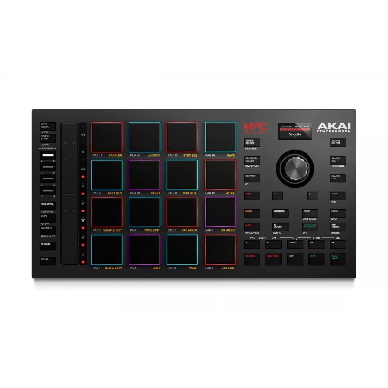 MIDI Studio Controller AKAI MPC Studio MK2 s 16 padmi, LCD, RGB podsvietenie, USB-MIDI, šírka 305 mm