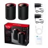 Mesh systém Cudy M3000 2-pack Dual-Band Wi-Fi 6 2402 Mbit/s čierna červená