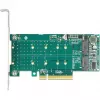 DeLOCK PCI Express x8 karta na 2 x interné NVMe M.2 Key M bifurkácia low-profile formát