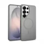 Crong Hybrid Matte Magnetic puzdro pre Samsung Galaxy S26 Ultra — TPU/PC, sivá