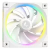 Kvapalinový chladič DeepCool LQ360 White, 360 mm radiátor, RGB ventilátory