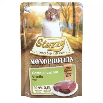 STUZZY Monoprotein teľacie - mokré krmivo pre mačky - 85 g